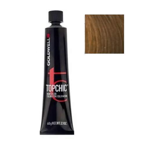 Стойкая профессиональная краска для волос - Goldwell Topchic Hair Color Coloration 7KB (Медно-коричневый блондин)
